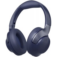 REETEC Hybrid Active Noise-Canceling Headphones Wireless Over Ear Headset Bluetooth V5.0, 30H Playtime Comfortable Fit for Laptop Travel/Work,Blue