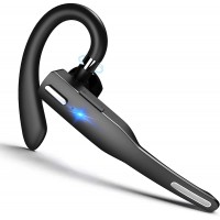 Bluetooth Earpiece for Cell Phone Noise Canceling Headphone with Microphone Wireless Headset Bluetooth Earpiece 5.1 Hands Free Headset CVC8 Compatible with iPhone Android for Business Office Driving