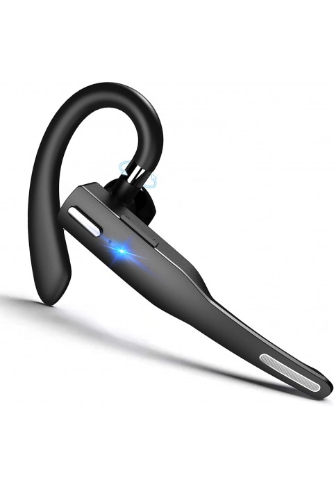 Bluetooth Earpiece for Cell Phone Noise Canceling Headphone with Microphone Wireless Headset Bluetooth Earpiece 5.1 Hands Free Headset CVC8 Compatible with iPhone Android for Business Office Driving